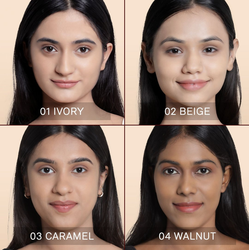 Flicka Cosmetics Tomato Moisturizing Lightweight & Long Lasting Liquid Foundation Walnut 04 | Grocsy
