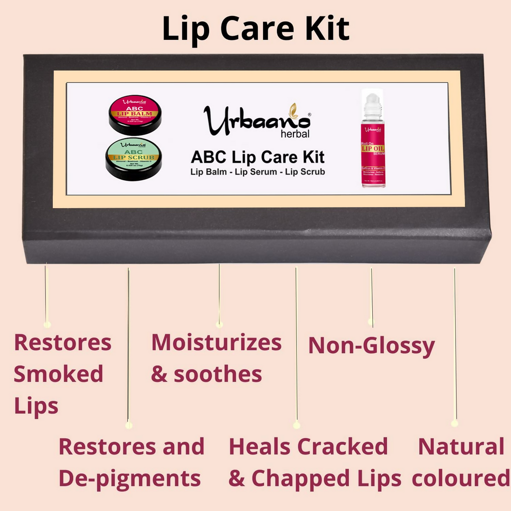 Urbaano Herbal Beetroot Lip Care Kit | Grocsy