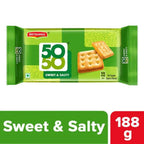 Britannia 50-50 Sweet & Salty Biscuits | Grocsy