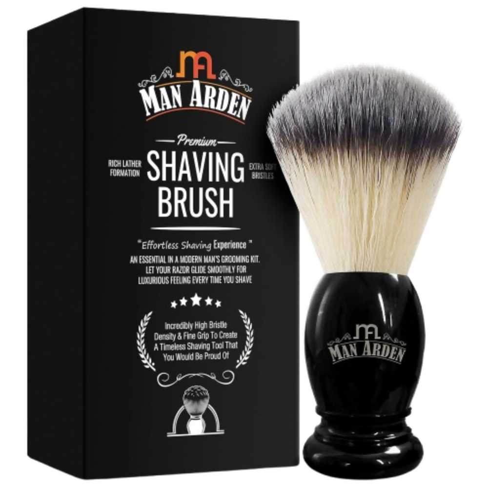 Man Arden Premium Shaving Brush With Extra Soft Bristles | Grocsy