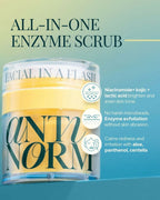 Antinorm Bye Bye Blow Dry Hair Serum and Facial In A Flash Enzyme Scrub Combo | Grocsy