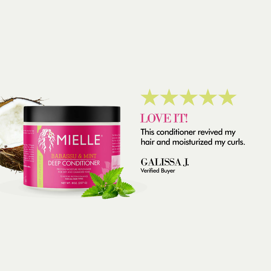 Mielle Babassu Oil And Mint Deep Conditioner | Grocsy