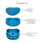Vaya Drynk Stainless Steel Strawless Silicone Bunnies Print Spout Tumbler With Spill-Proof Pediasafe Lid - 350ml (Blue) | Grocsy