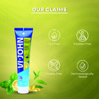 VI-JOHN Dermatologically Tested Vitamin-E enriched Anti Bacterial Lime & Lemon Shaving Cream | Grocsy