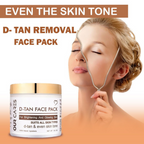 Our Cares D-TAN Face Pack for Instant Tan Removal & Sun Damage Protection | Grocsy