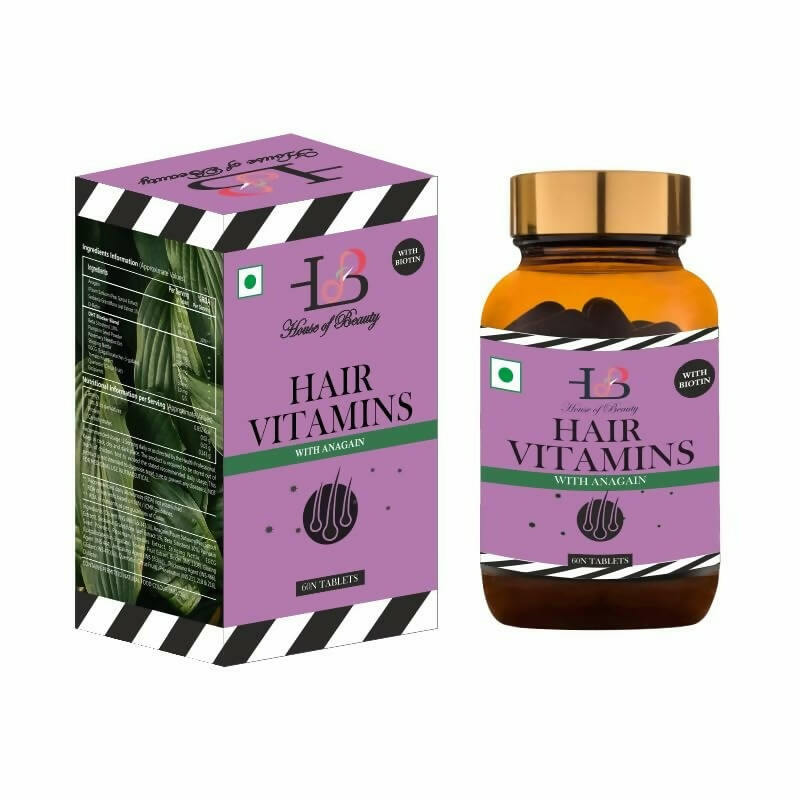 House Of Beauty Hair Vitamins Tablets | Grocsy