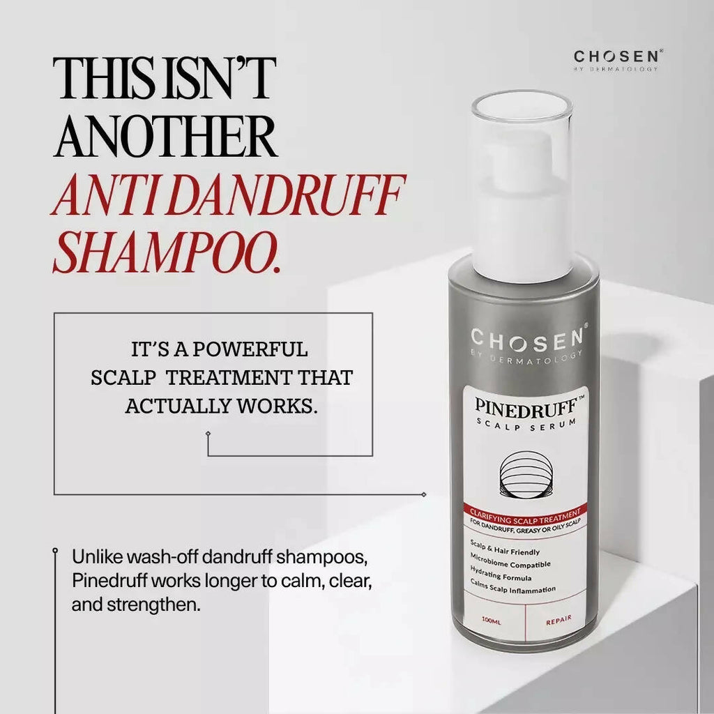 Chosen Pinedruff Scalp Serum Best Dandruff Control Treatment Solution With Pycnogenol | Grocsy