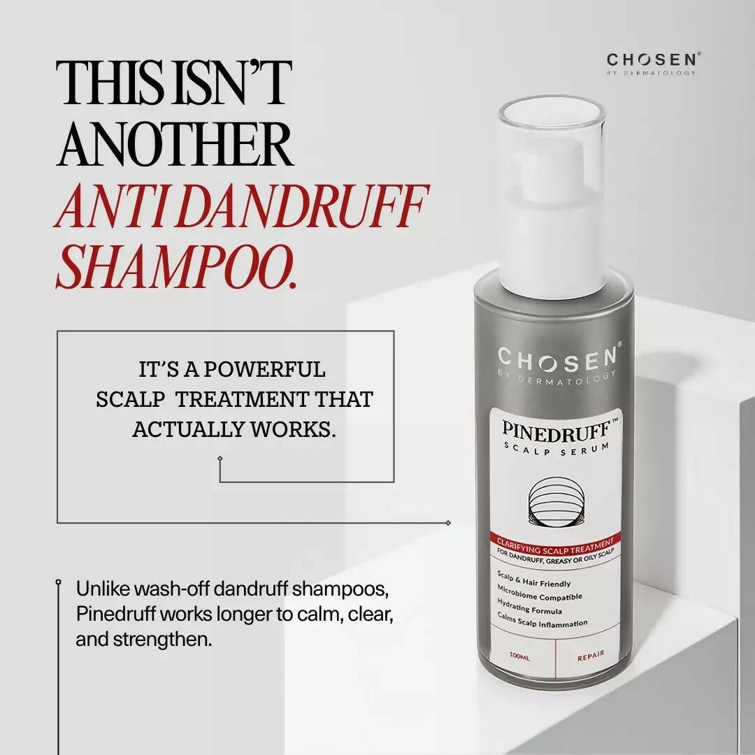 Chosen Pinedruff Scalp Serum Best Dandruff Control Treatment Solution With Pycnogenol | Grocsy