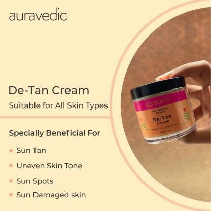 Auravedic De-tan Cream | Grocsy