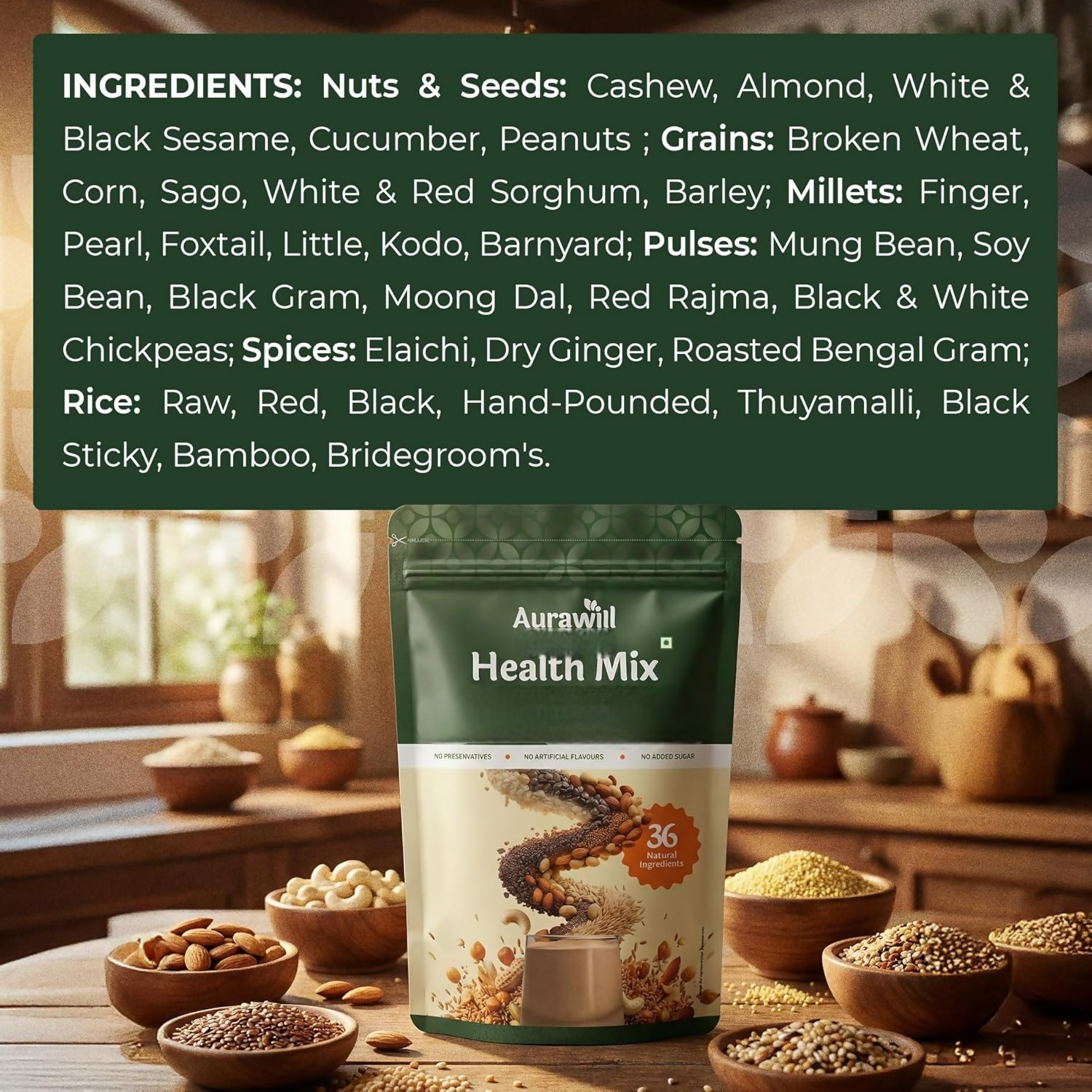 Aurawill Health Mix Powder | Grocsy
