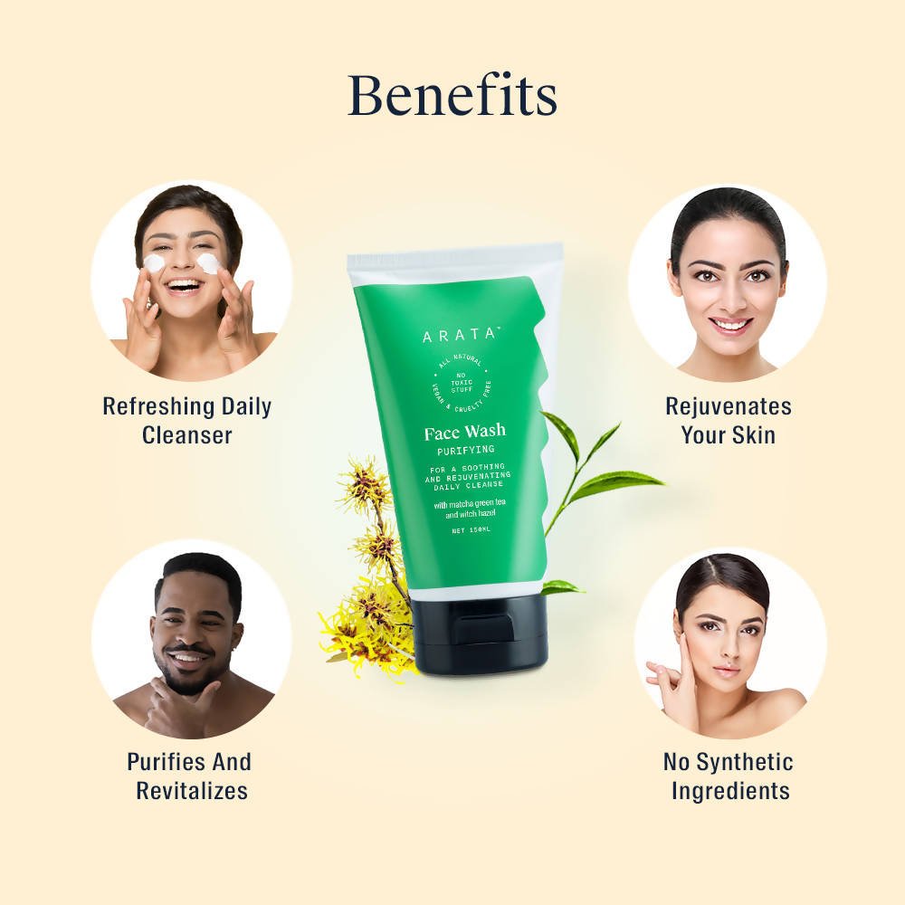 Arata Purifying Face Wash | Grocsy
