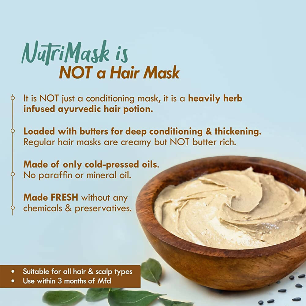 Nat Habit Curry Sesame Fresh Hair Mask (Nutri Mask) | Grocsy