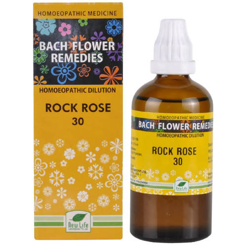 New Life Homeopathy Bach Flower Remedies Rock Rose Dilution | Grocsy