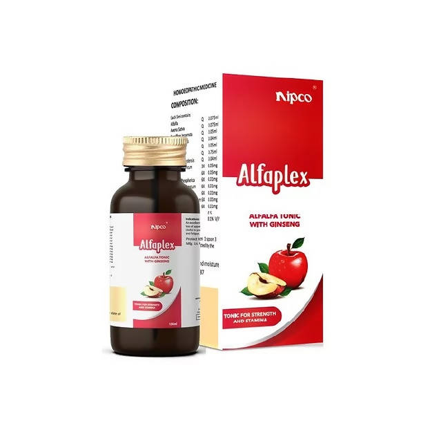 Nipco Homeopathy Alfaplex D Alfalfa Tonic With Ginseng | Grocsy