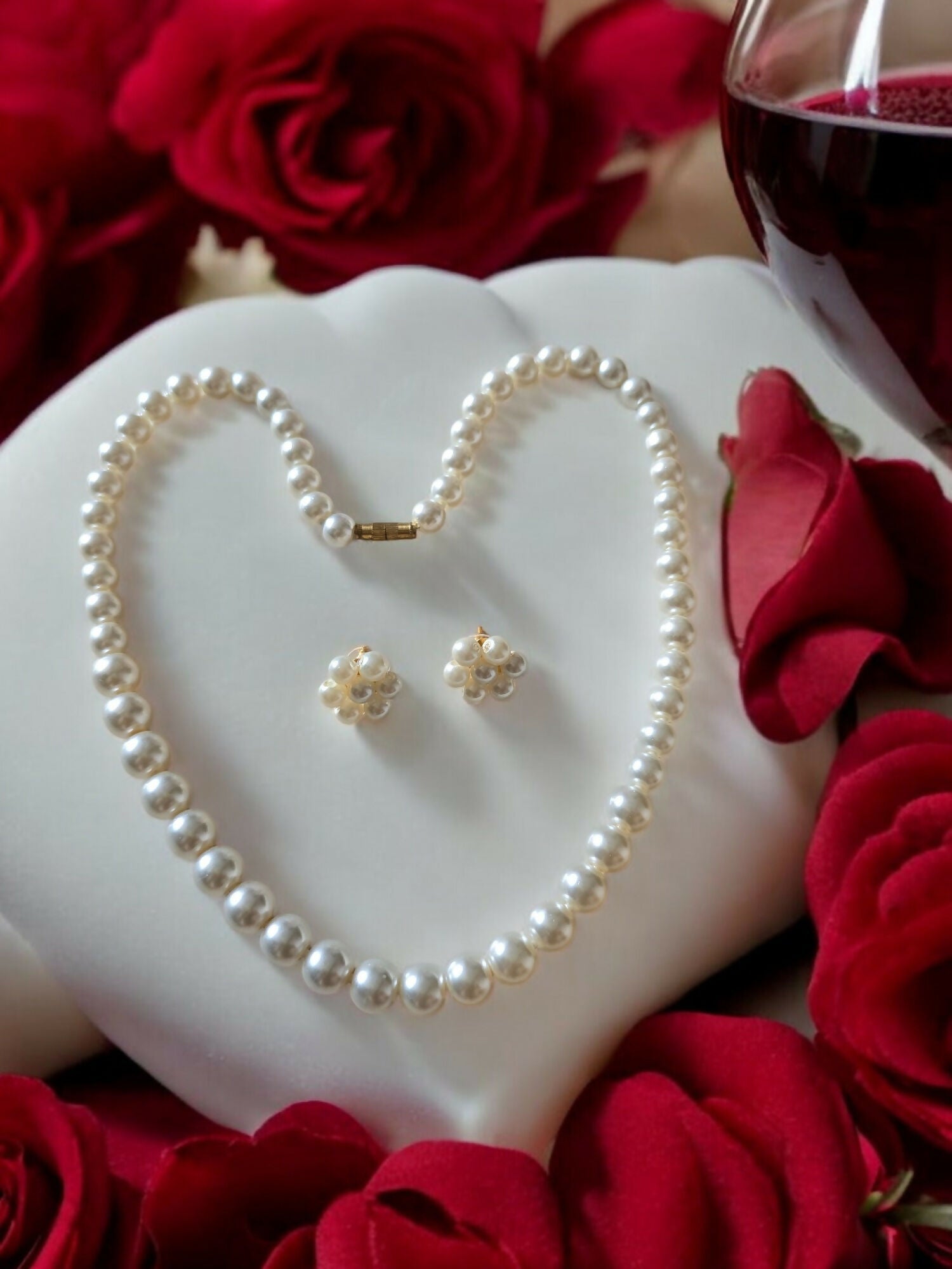Inhanns Spectrum Everyday Pearl Sets - Single Strand - White | Grocsy