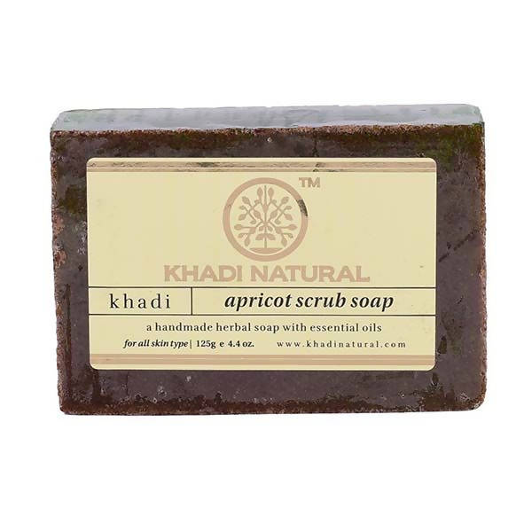 Khadi Natural Herbal Apricot Scrub Soap | Grocsy