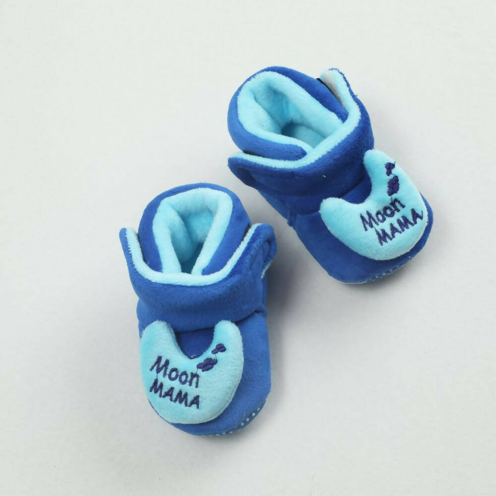 Tiny Bugs For Boys & Girls Baby Winter Booties - Blue | Grocsy