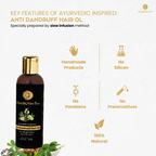 Prakruth Care Ayurvedic Inspired Anti Dandruff Hair Oil | Grocsy