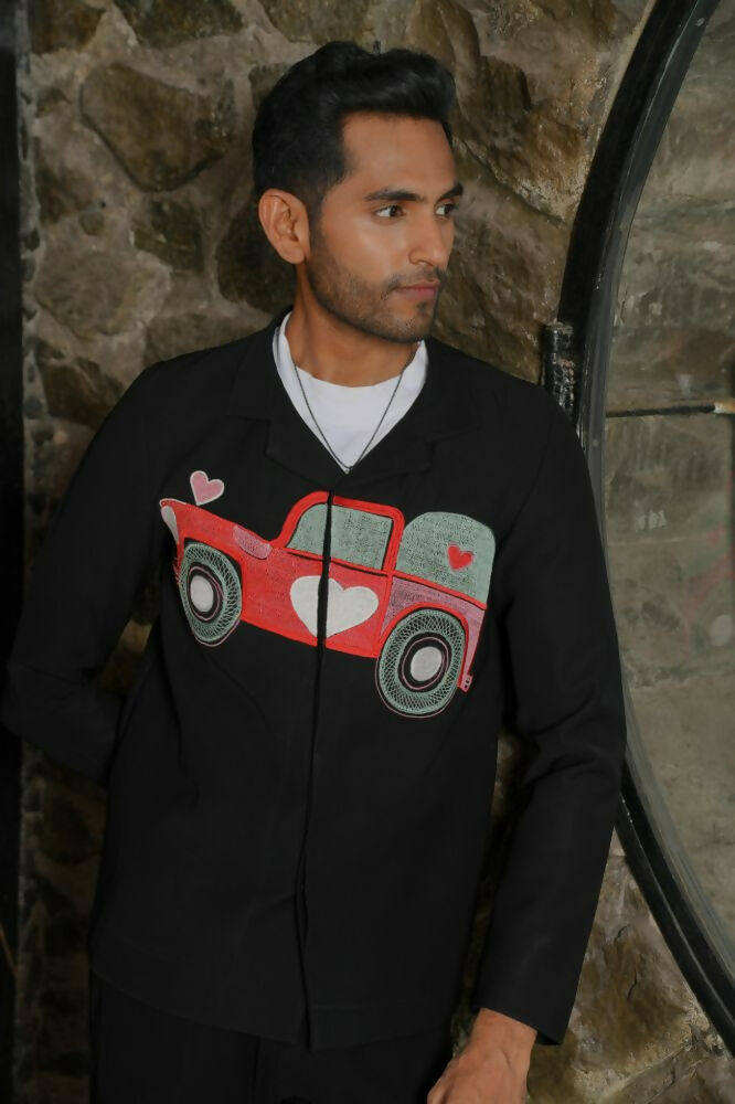 Cruise Black Shacket by Hilo Design | Grocsy