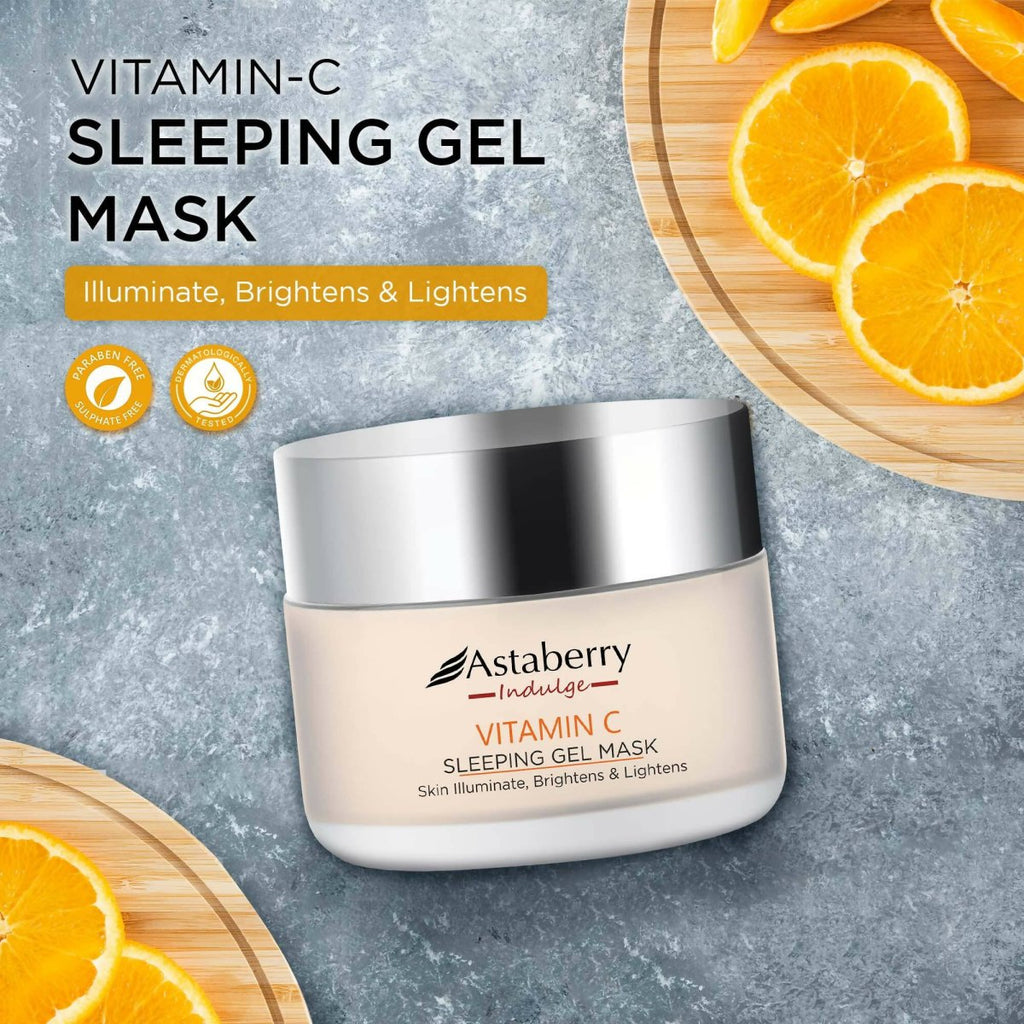 Astaberry Indulge Vitamin C Sleeping Gel Mask | Grocsy