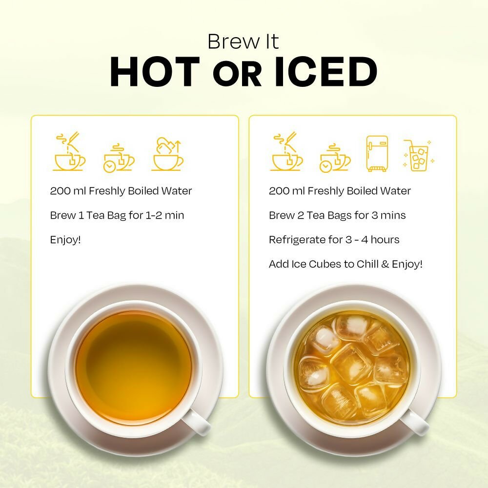Auric Desi Kahwa Green Tea | 8 Real Ayurvedic Herbs & Rock Salt | Immunity Booster | Improves Digestion | Grocsy