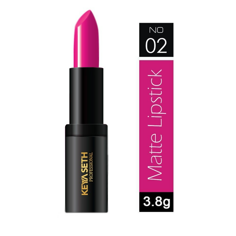 Keya Seth Aromatherapy Professional Matte Lipstick - Bright Fuchsia | Grocsy