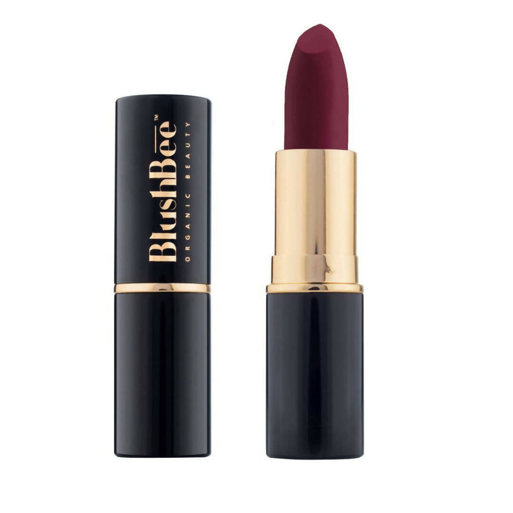 BlushBee Organic Beauty Lip Nourishing Vegan Lipstick - Wine Waltz | Grocsy