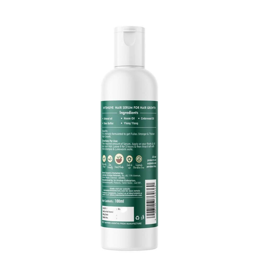 Lakshmi Krishna Naturals Intensive Hair Serum for Growth | Grocsy