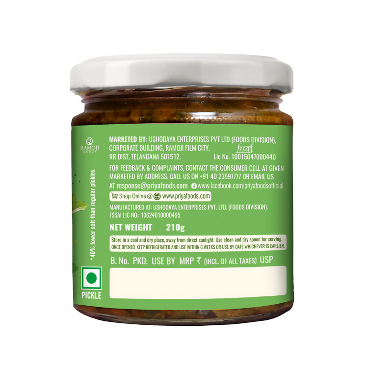 Priya Low Salt Gongura Pickle | Grocsy