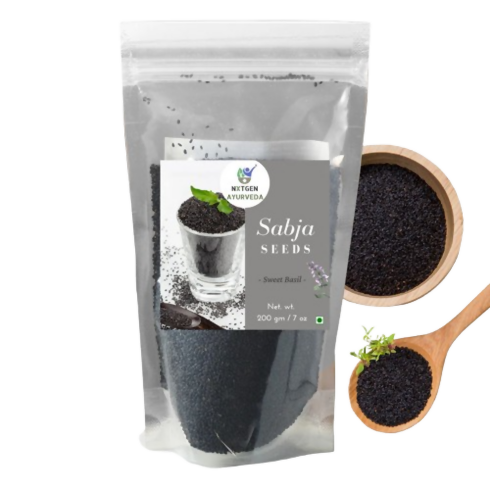 Nxtgen Ayurveda Sabja/ Basil Seeds | Grocsy