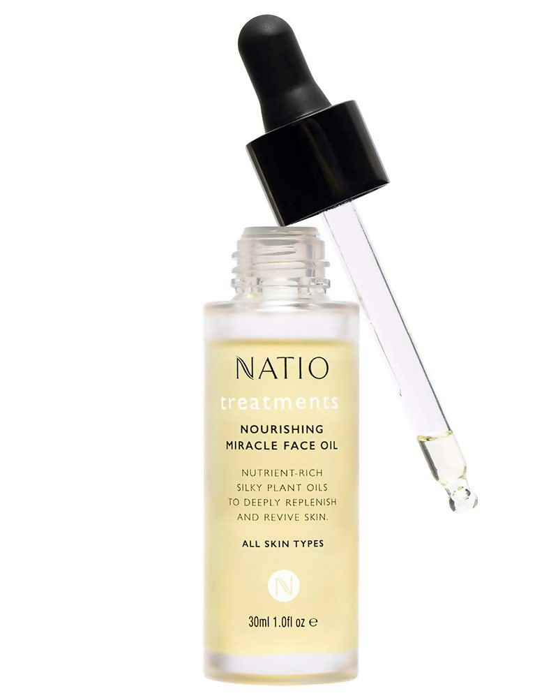 Natio Treatments Nourishing Miracle Face Oil | Grocsy