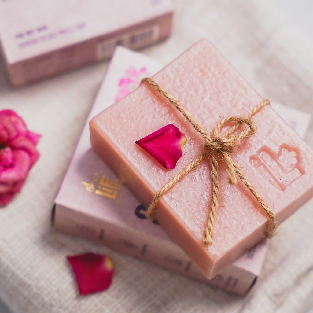 Isha Life Soothe. Rose Geranium With Coconut Oil Handcrafted Soap | Grocsy