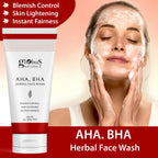 Globus Naturals AHA BHA Herbal Face Wash | Grocsy