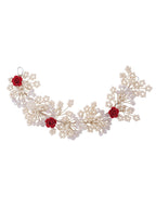 NVR Women's Embellished Beaded Hair Accessory Set | Grocsy