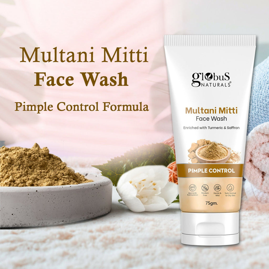 Globus Naturals Multani Mitti Face Wash | Grocsy