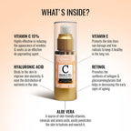 St.Botanica Vitamin C 15% E & Hyaluronic Acid, Age Defying & Skin Clearing Serum | Grocsy