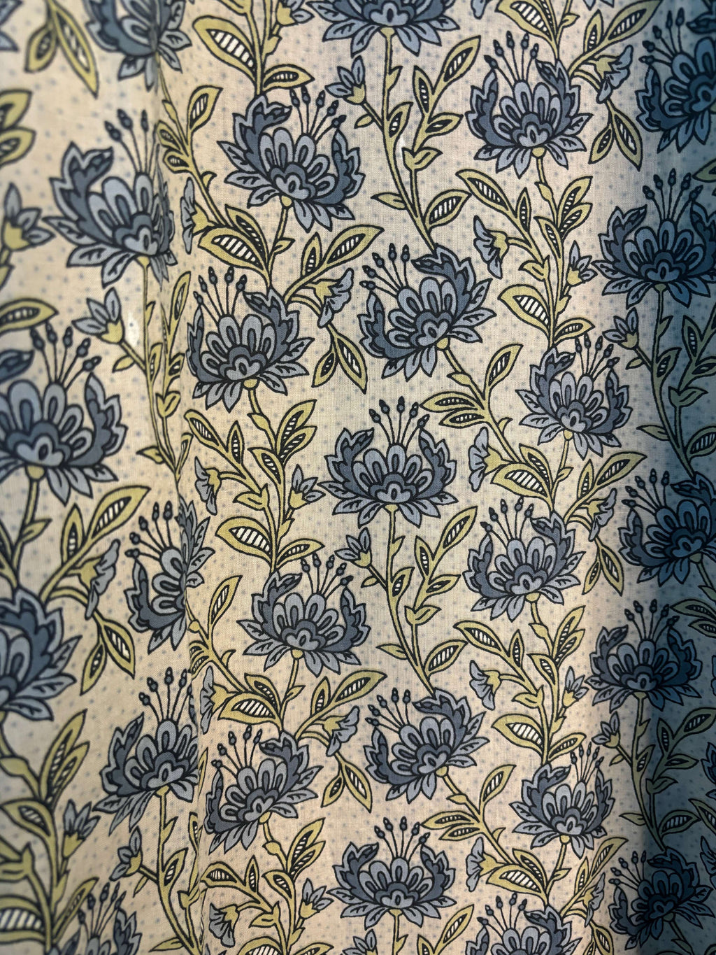 trueBrowns Blue Floral Print Kurta | Grocsy