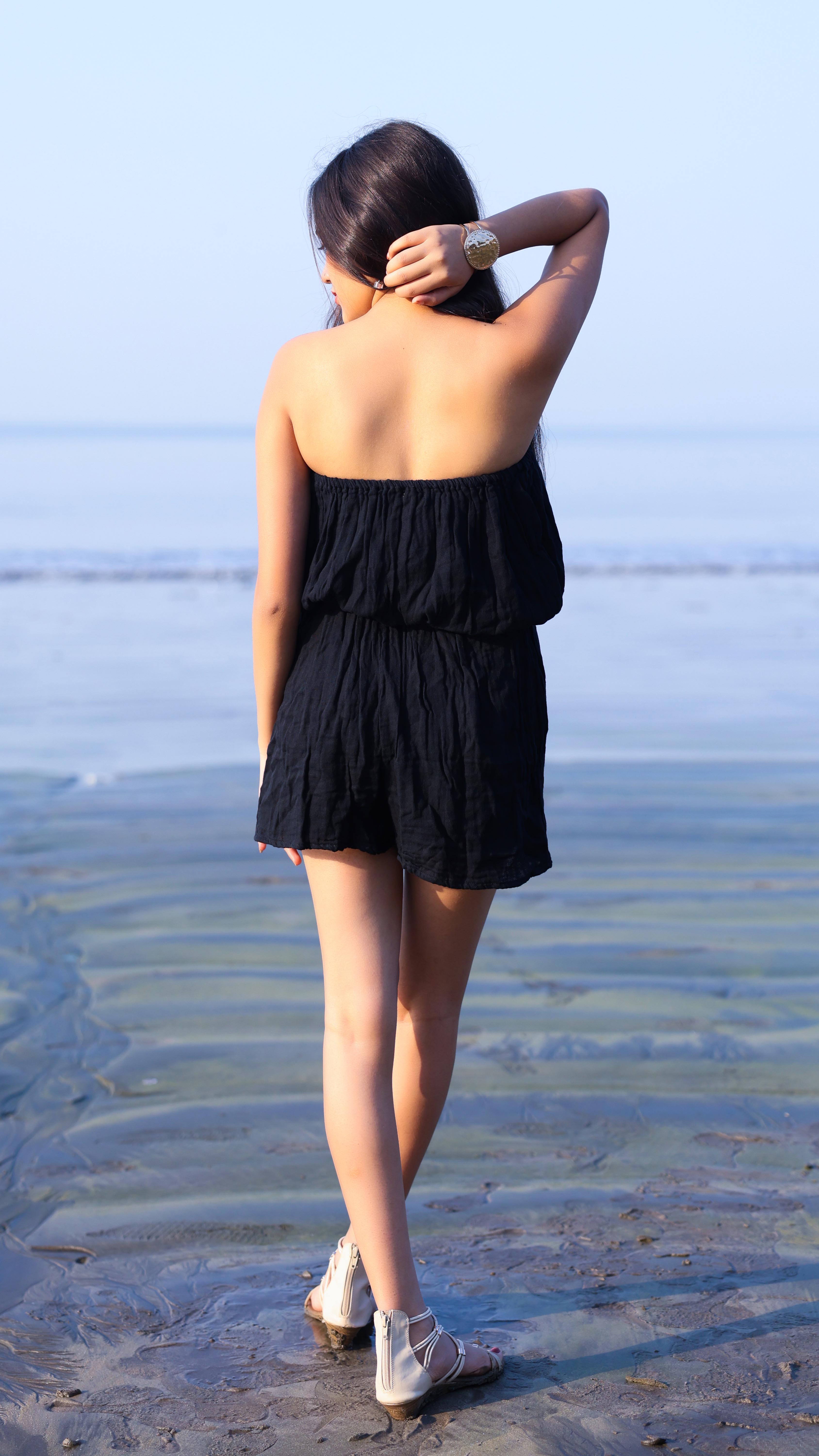 Noroke Cotton Crepe Crinkled Play Suit | Grocsy