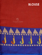 Dark Red Colored with Buttes Semi Silk Kota Saree By Gayathri Reddy Designer Studio | Grocsy