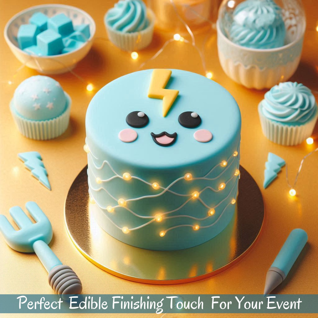 Confect Electric Blue Fondant | Edible Sugarpaste | Grocsy