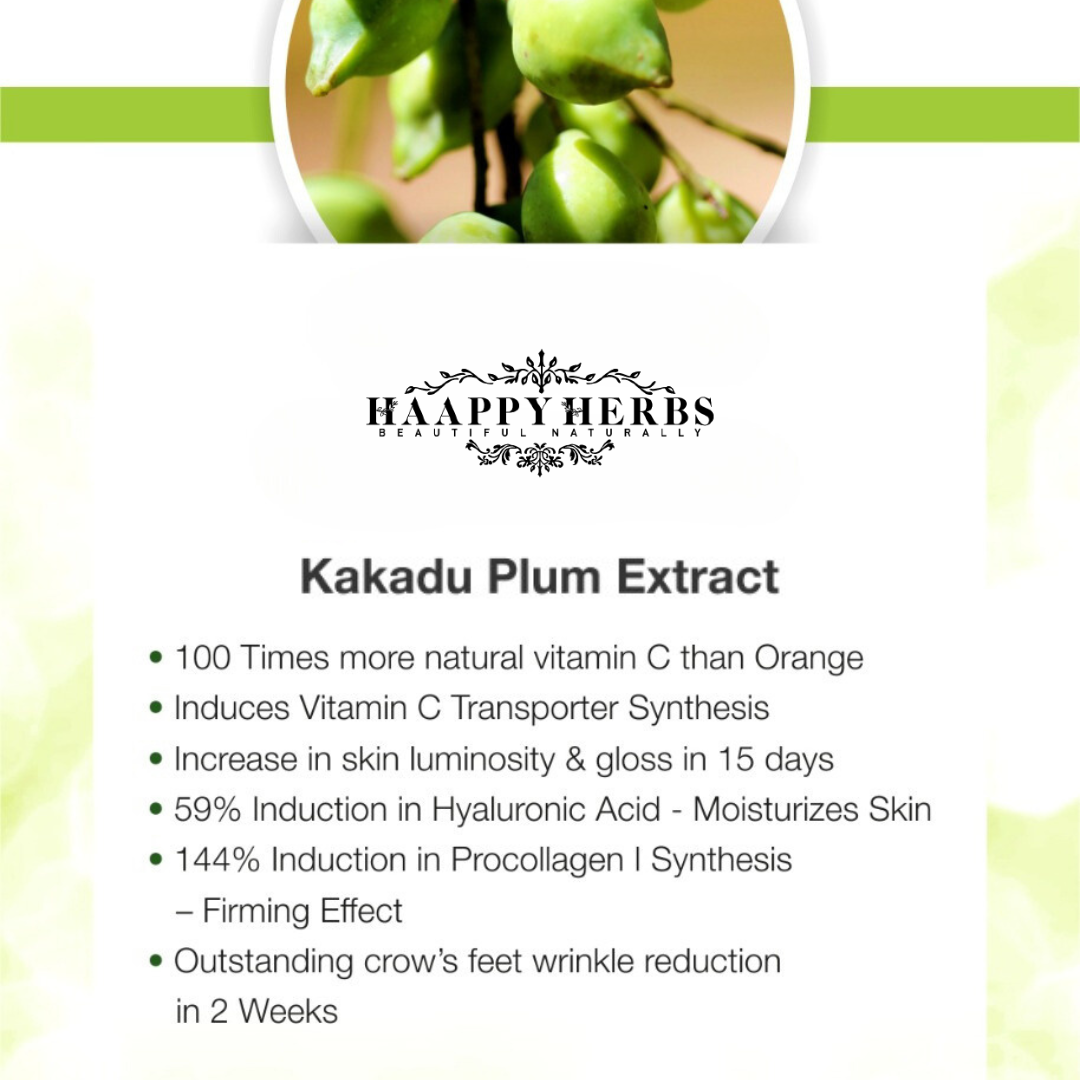 Haappyherbs C Shine 20% Vitamin C Absorption Booster Serum | Grocsy