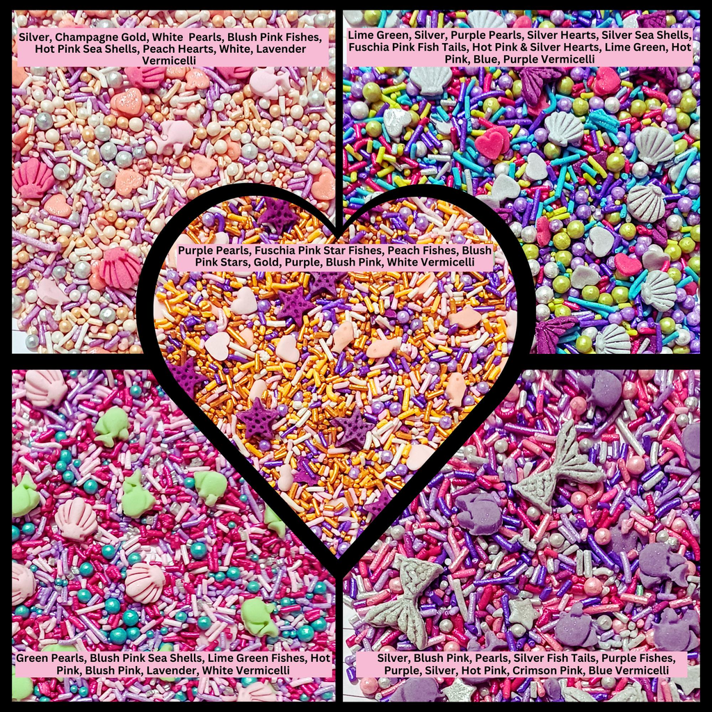 Confect Under the Sea Sprinkles for Decorations 03 | Grocsy