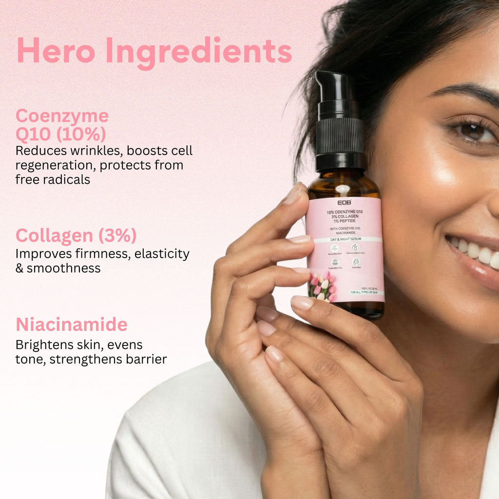 EOB Coenzyme Q10 Face Serum Day & Night Serum | Grocsy