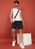 Fabmade Midnight Cherry Printed Shorts | Grocsy