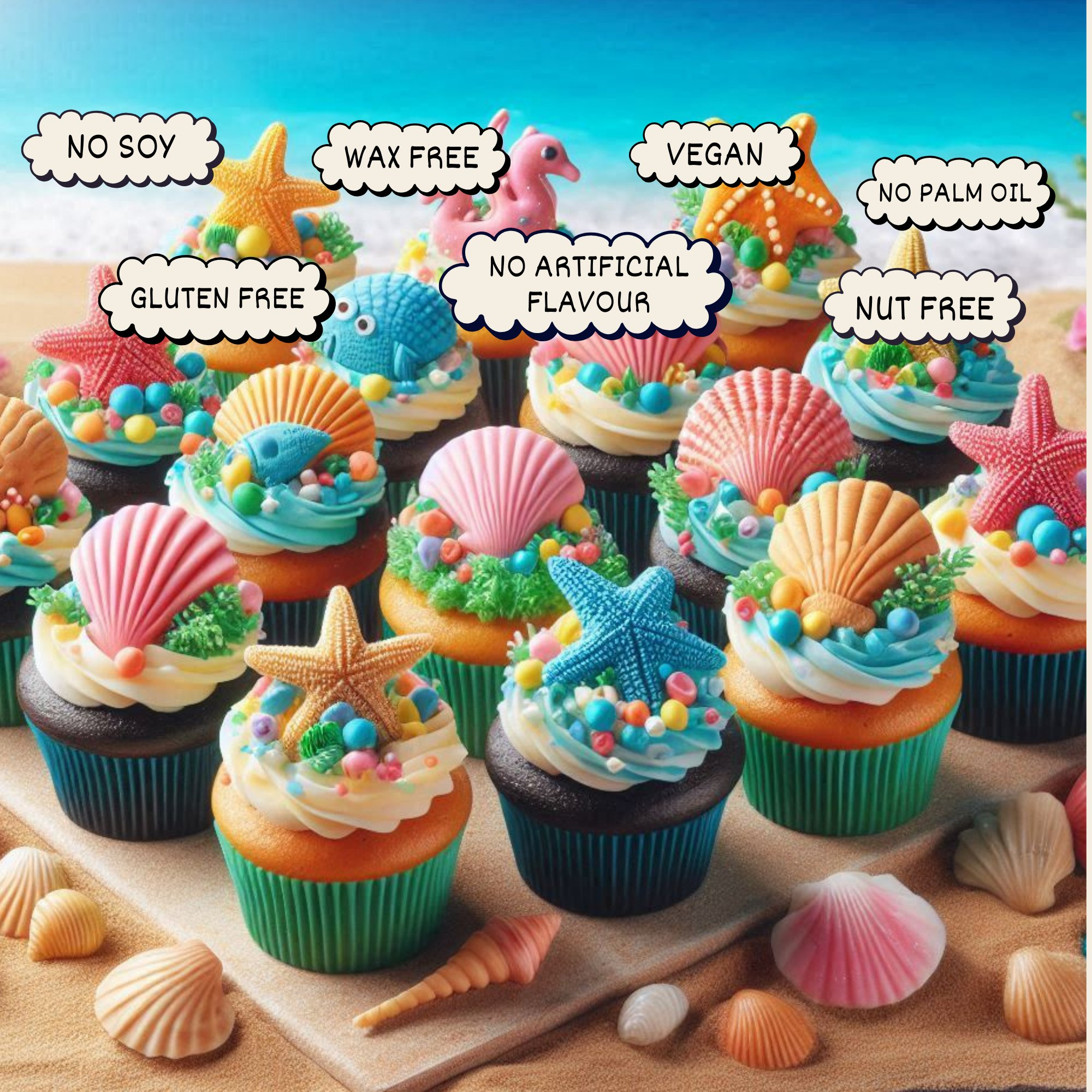 Confect Under the Sea Sprinkles for Decoration 01 | Grocsy