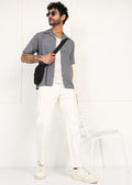 Fabmade Slate Ease Linen Shirt | Grocsy