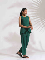 trueBrowns Green Cotton Co-ord Set | Grocsy