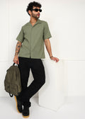 Fabmade Mossline Linen Shirt | Grocsy