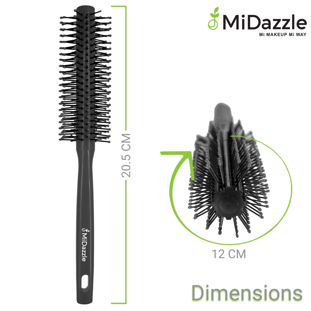 MiDazzle Hair Brush (Grey) MIHB0034 | Grocsy