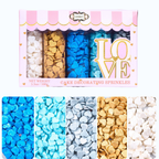 Confect Valentine Sprinkles | 03 Edible Decoration for Baking & Dessert | Grocsy